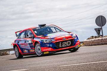 Toñi Ponce y Pedro Domínguez, los más rápidos en el Rally Ciudad de Telde/TA.