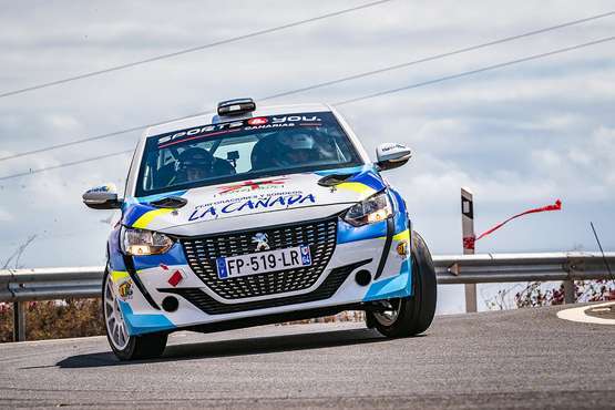 Toñi Ponce y Pedro Domínguez, los más rápidos en el Rally Ciudad de Telde/TA.