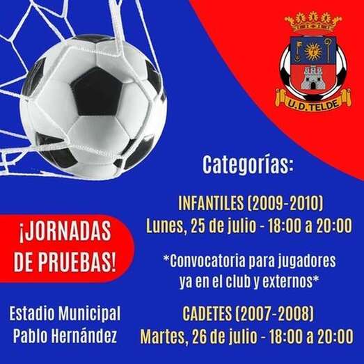 Las pruebas se desarrollarán en el estadio municipal Pablo Hernández, en El Hornillo / TA