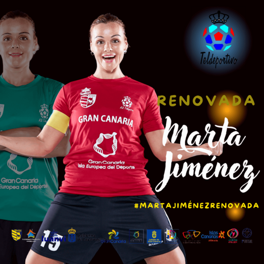 Marta Jiménez, capitana y portera del Gran Canaria Teldeportivo / TA