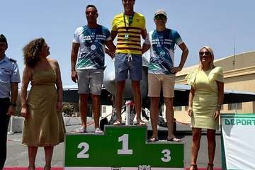 Telde toca podio en las dos pruebas de la XV Travesía a Nado de Gando 2022/TA.