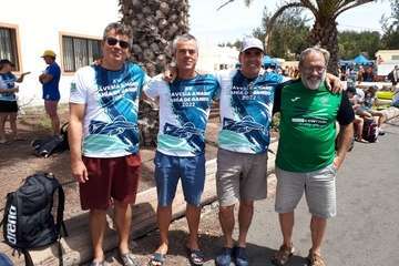 Telde toca podio en las dos pruebas de la XV Travesía a Nado de Gando 2022/TA.