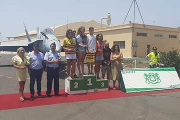 Telde toca podio en las dos pruebas de la XV Travesía a Nado de Gando 2022/TA.