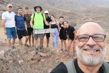 Entrenamientos y convivencia del club Anta (Telde) en plena naturaleza/TA.