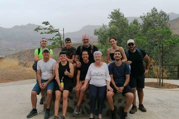 Entrenamientos y convivencia del club Anta (Telde) en plena naturaleza/TA.
