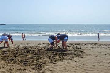 El Castro Morales se ejercita en Melenara/Antonio Rico.