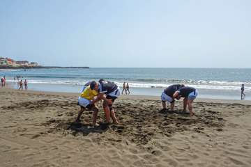 El Castro Morales se ejercita en Melenara/Antonio Rico.