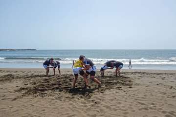 El Castro Morales se ejercita en Melenara/Antonio Rico.