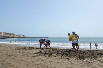 El Castro Morales se ejercita en Melenara/Antonio Rico.