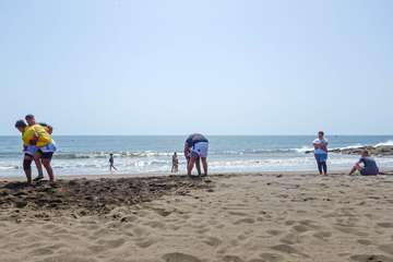 El Castro Morales se ejercita en Melenara/Antonio Rico.