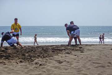 El Castro Morales se ejercita en Melenara/Antonio Rico.