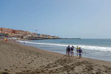 El Castro Morales se ejercita en Melenara/Antonio Rico.