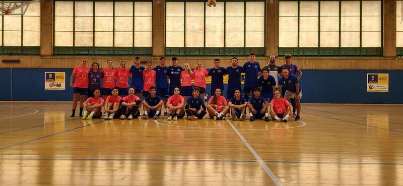 Primer amistoso del Teldeportivo/TA.