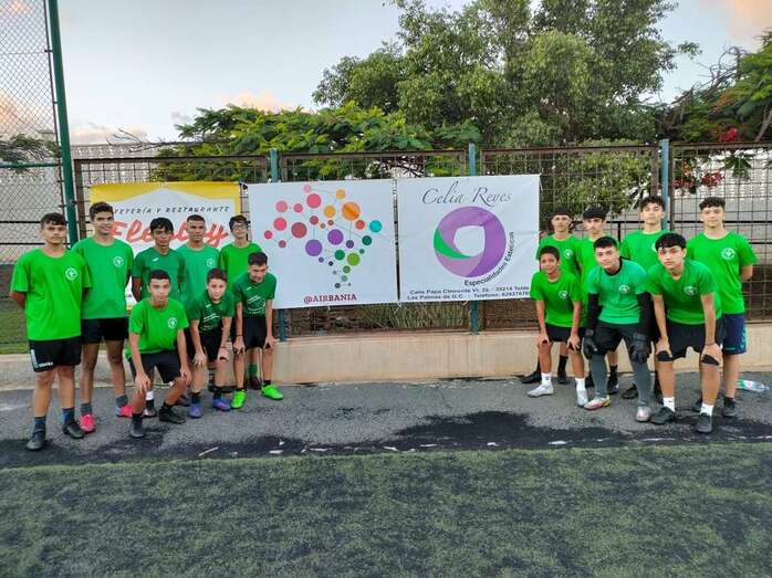 Equipo cadete del CD Valdecasas/TA.