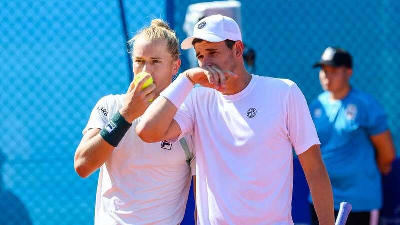 David Vega (d) junto a su compañero Rafael Mato