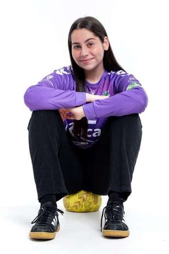 Andrea Suárez, guardameta del Club Balonmano Remudas / TA