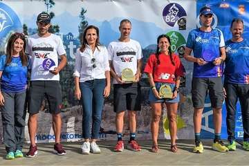 La atleta teldense Sandra Moreno, primera mujer en la Sky Gran Canaria/TA.