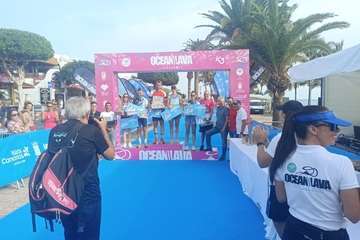 El atleta Jonay García, de Telde, tercero de la Ocean Lava Lanzarote/TA.