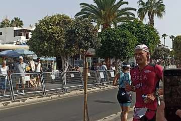 El atleta Jonay García, de Telde, tercero de la Ocean Lava Lanzarote/TA.