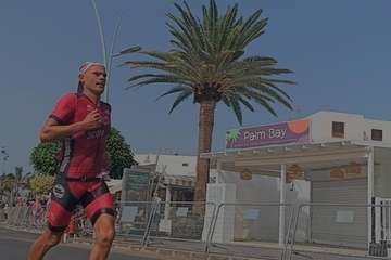 El atleta Jonay García, de Telde, tercero de la Ocean Lava Lanzarote/TA.