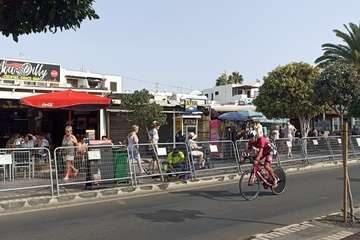 El atleta Jonay García, de Telde, tercero de la Ocean Lava Lanzarote/TA.