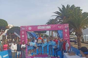 El atleta Jonay García, de Telde, tercero de la Ocean Lava Lanzarote/TA.
