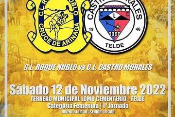 Sábado luchístico en el terrero de Lomo Cementerio/Castro Morales.