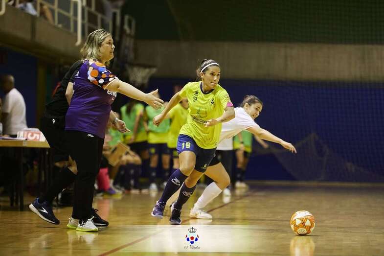 Imagen de un partido reciente del Teldeportivo/TA.