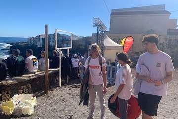 Campeonato de Bodyboard en la playa teldense de Palos/TA.