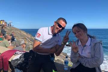 Campeonato de Bodyboard en la playa teldense de Palos/TA.