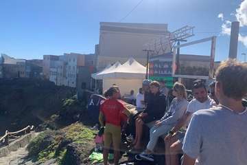 Campeonato de Bodyboard en la playa teldense de Palos/TA.