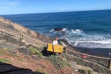 Campeonato de Bodyboard en la playa teldense de Palos/TA.