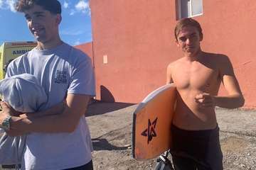 Campeonato de Bodyboard en la playa teldense de Palos/TA.