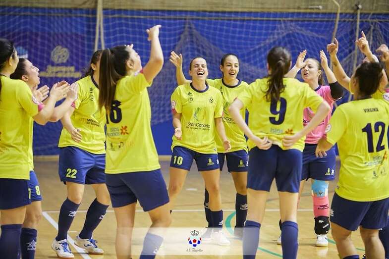 Imagen del último partido disputado en casa por el Teldeportivo/TA.