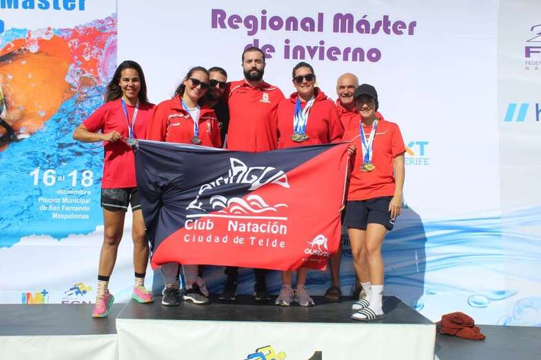 El equipo del Faynagua Telde/TA.
