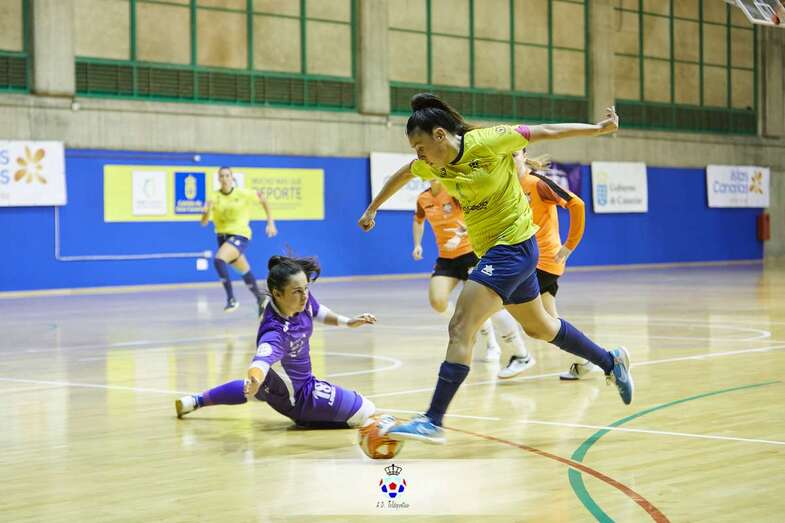 Imagen de un partido del Teldeportivo de esta temporada/TA.