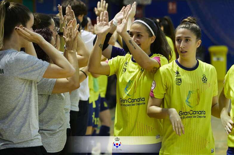Jugadoras del Teldeportivo/TA.