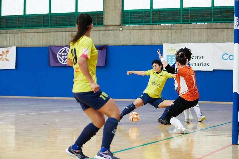 Imagen de un partido disputado por el Teldeportivo esta temporada/TA.
