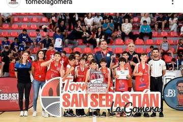  Triunfo del baloncesto infantil de Telde en La Gomera/TA.
