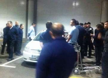 Imagen de archivo de una disputa en el Aeropuerto (Foto TA)