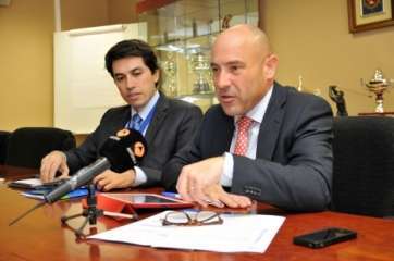 El director de los aeropuertos de Aena en Canarias, Mario Otero, esta mañana en la rueda de prensa (Foto Acfi Press)