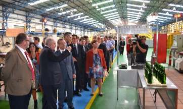 Inauguración del nuevo horno, este lunes (Foto TA)