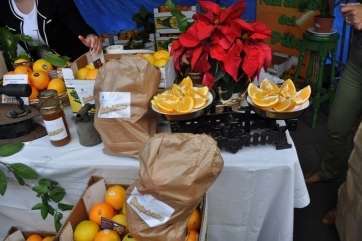 Productos en la feria de la Naranja de Telde (Foto TA)