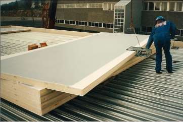 Paneles para la construcción de viviendas (Foto TA)