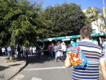 Imagen de archivo de una feria en Los Llanos de Telde (Foto TA)