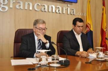 El presidente del Cabildo dio cuenta este lunes de los datos turísticos (Foto Acfi Press)