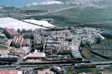 Vista aérea de la zona en donde se encuentra ubicada esta planta desaladora (Foto TA)