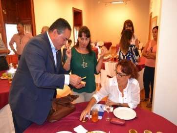 Imagen de archivo de la cata de mieles en 2013 (Foto TA)