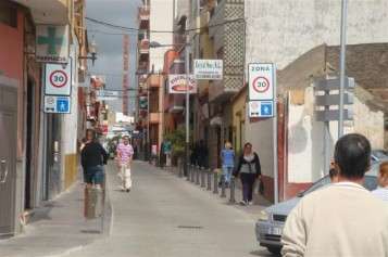 Zona de Telde donde se encuentra la oficina de empleo (Foto TA)
