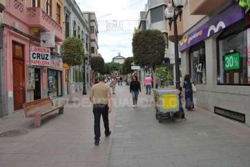 Zona peatonal de Los Llanos de Telde (Foto TA)